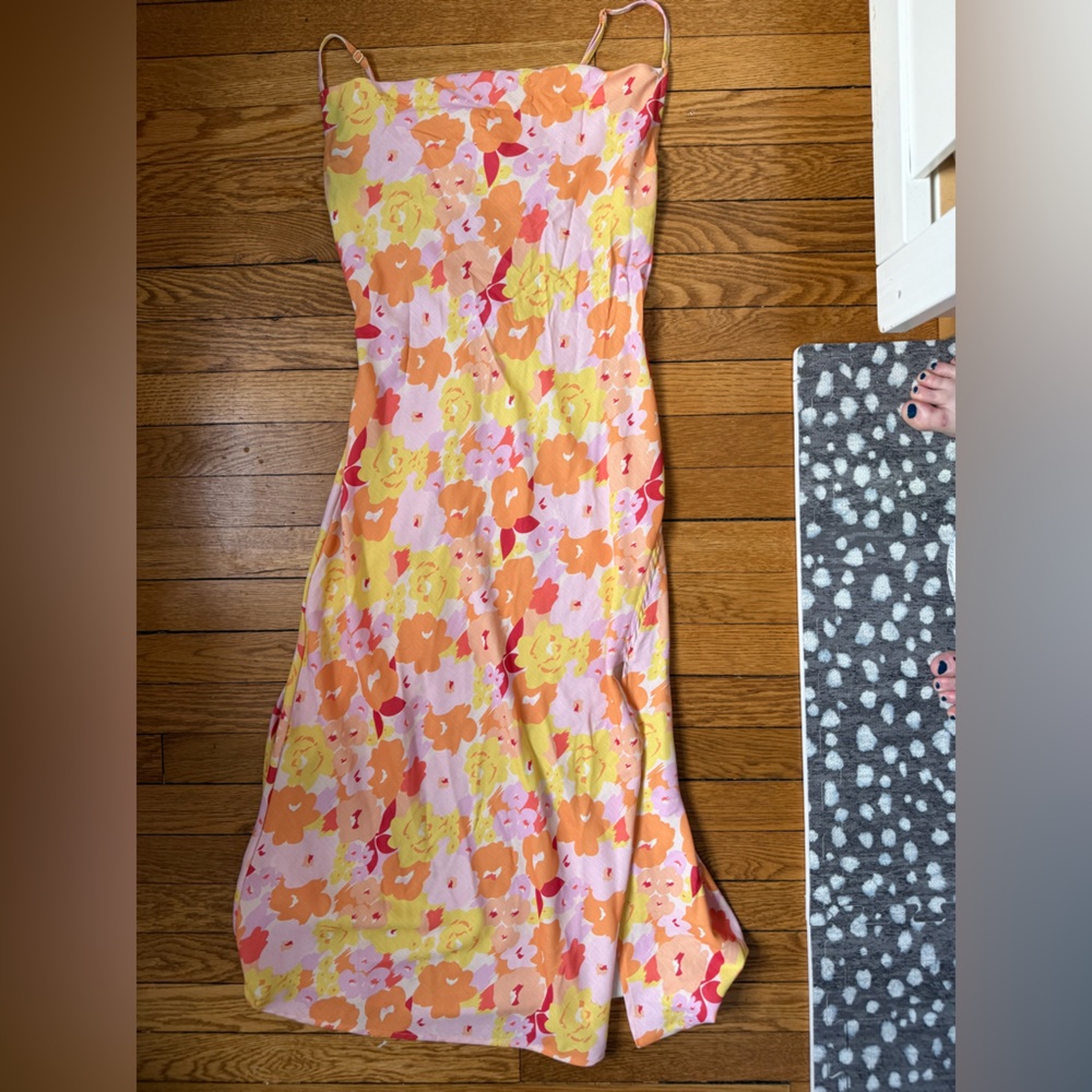 Petal + Pup Floral Spaghetti Strap Dress - Size 6